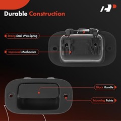 Rear Driver or Passenger Side Interior Door Handle Compatible with Dodge