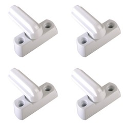 4X UPVC Window Door Safety Security Restrictor Sash Jammer Latch Lock White 2025