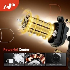 Power Window Regulator with Motor Compatible with Front Passenger (RH)