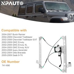 Power Window Regulator with Motor fit for 2002-2009 Chevy Front Driver Side