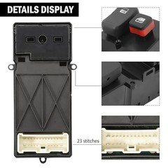 Master Power Window Switch Front Left Driver Side for Accord EX Coupe 2-Door