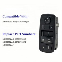 Master Power Window Switch Control Compatible with 2015-2022 Dodge Challenger