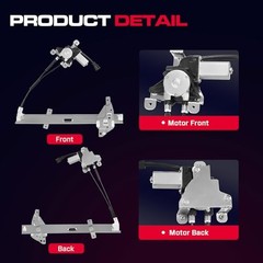 Front Passenger Side Power Window Regulator with Motor (2 Front Passenger (RH)
