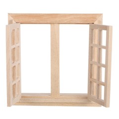 Doll House Window 1:6 DIY Dollhouse Miniature Windows Miniatures 12 Scale