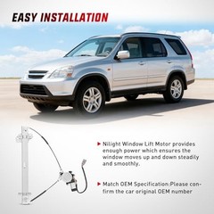 Power Window Regulator with Motor Assembly Replacement 741-303 Front Passenger
