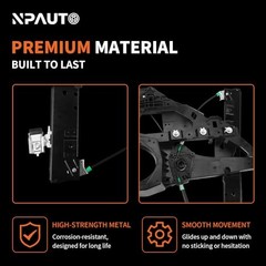 Power Window Regulator with Panel Without Motor fit for 07 Front Passenger Side