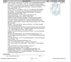 Brand new Harvey casement windows – 2 available