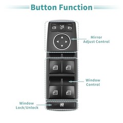 Front Left Window Switch for C250 2012-2015 C300 2008-2014 2049055402