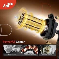 Electric Power Window Regulator with Motor – Compatible with Front Driver (LH)