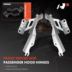 Front Driver and Passenger Hood Hinges Compatible with Mazda 6 2014 2015 2016