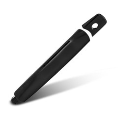 1pc Front Driver Left Side Black Exterior Door Handle w/Key Hole Compatible