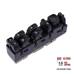 Front Left Driver Side Power Window Switch Replacement for Cadillac Escalade