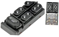901-304 Front Driver Side Power Window Switch 5 Button Compatible with Select