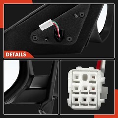 Power Door View Mirror – Compatible with Mazda 3 2010 2011 Left Driver Side