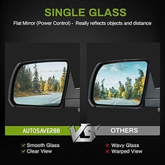 Door Mirror Compatible with 2007-2013 Tundra Left Driver For 07-13 Tundra Left