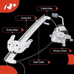 Electric Power Window Regulator with Motor Compatible with Infiniti G25 2011