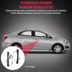 751-740 Power Window Front Right 2016 Chev Cruze Limited 2011-2015 Cruze 2Pins