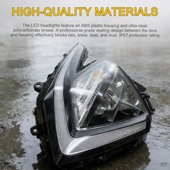 92101-DW000 Left Driver Side LED Headlamp Assembly ABS & Left Headlight