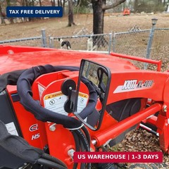 Tractor Mirrors, Strong Magnetic Side Mirrors for Tractors, Forklifts, Lawn Move
