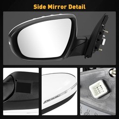 Driver Mirror Compatible with Kia Optima 2011-2013-Power Folding | Left Side