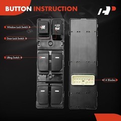 Driver Master Window Switch for Kia Forte/Forte Koup 2010-2013