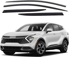 Smoke Window Visor Sun Rain Vent Guard 4 Pcs Set Sportage 2023~ Smoke