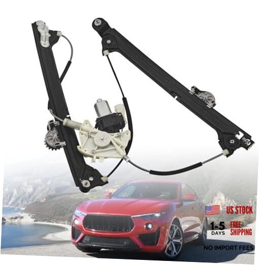 670032859 Left Front Door Electric Window Regulator w/Motor Compatible with
