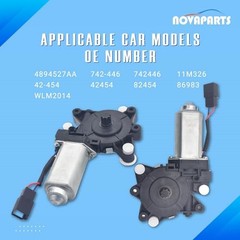 Front Driver Side Power Window Lift Motor 742-446 for Power Window Motor Left