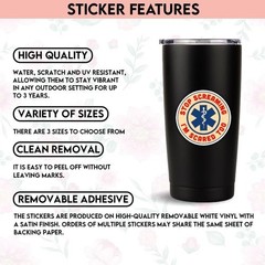 I’m Scared Too Stop Screaming Sticker 3-Pack, Funny Paramed Number of Items: 3