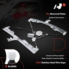 Electric Power Window Regulator with Motor Front Passenger Side (RH)