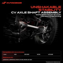 Rear Left Driver Side CV Axle Shaft Assembly for Acura Models | Compatible