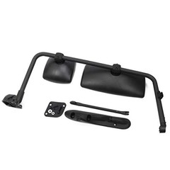Door Mirror with Arm Black Fit for International 4300 4400 7400 7600 left side