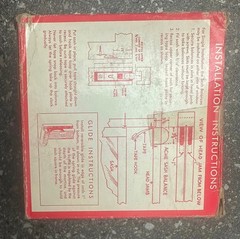 Two ACME Sash balances and glides Side type, number 14