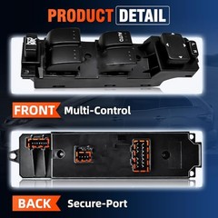 Power Window Switch, Front Left Driver Side Window Switch Compatible with
