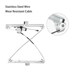Front Left Driver Side Power Window Regulator with Motor Assembly, for 1999