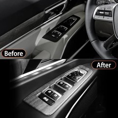Single Hole Version Door Window Control Panel Cover Door Lock Wood Grain