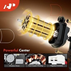 Electric Power Window Regulator with Motor Compatible with Mazda MPV 2000