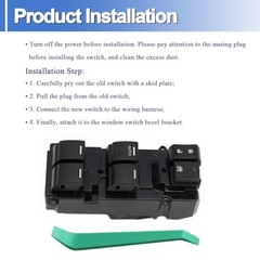 35750-T0A-A01 Master Power Window Switch – Front, Left, Driver – 26 Pins