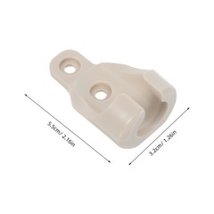 4Pcs Plastic Windproof Roller Shade Bungee Holder Kit for Porch and Balcony Use
