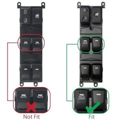 Power Window Switch Driver Side – Compatible with Kia Forte 2014 2015 2016