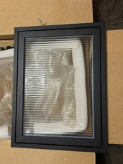 24″x18″ Flush Mount Window – Black – READ DESCRIPTION