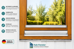 Casement Cover Profile with Seal | Weather Leg | Wooden Window Aluminium Protection Profile