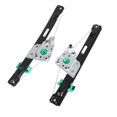 2PCS Power Window Regulator Rear Row Left and Right Without Motor Replacement