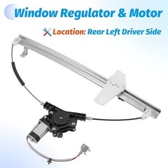 Power Window Motor with Regulator Compatible with Nissan Rear Left Driver Side
