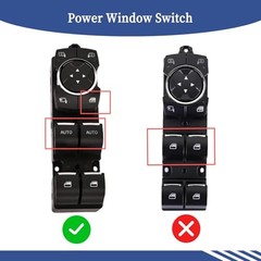 Front Left Driver Side Power Window Switch BB5Z-14529-AA Compatible with Ford