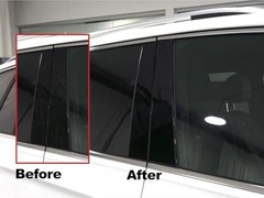 Pillar Post Pre Cut Window Trim Kits in Gloss Black Compatible Gloss (Black)