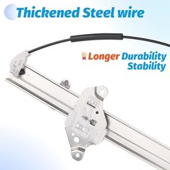 Front Left Driver Side Power Window Regulator with Motor Compatible with