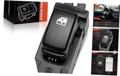 Power Window Switch Compatible with Kia Rio, Rio5, 2006 2007 2008 2009, Rear