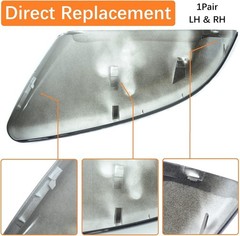 1Pair Side Mirror Cover Cap Housing fit for 10th Gen Civic 2016-2021Carbon Fiber