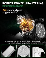 Power Window Regulator with Motor for:-Honda Accord Front Right Passenger Side
